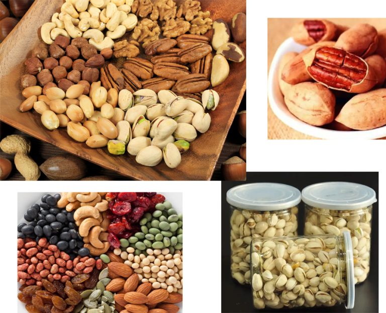 Mix nuts filling capping labeling packaging line