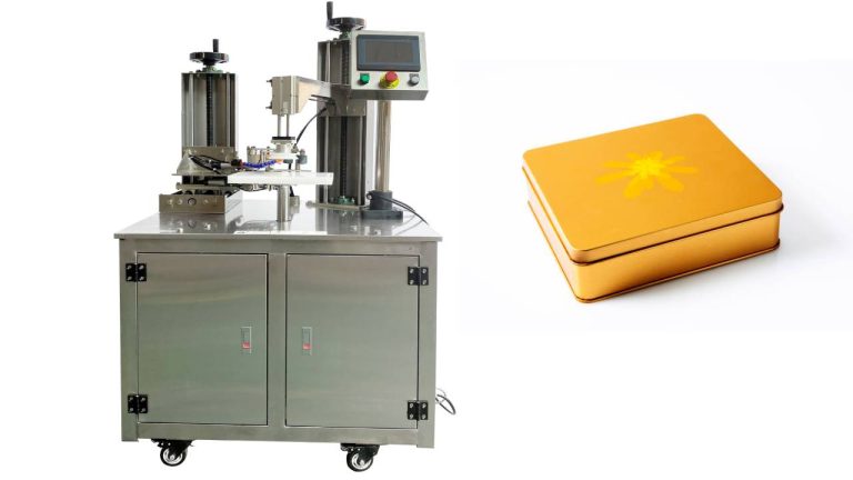 Semi-automatic tape sealing machine for rectangle box