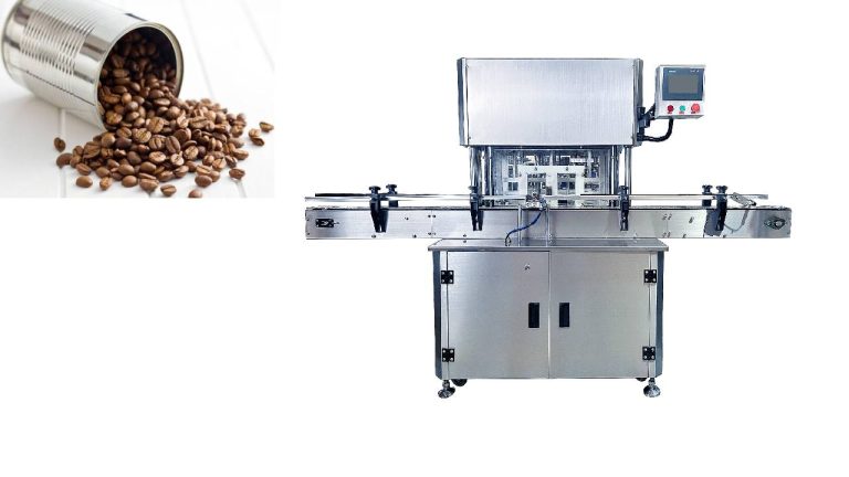 Automatic Nitrogen gas flushing Can Seamer Machine for Coffee Bean