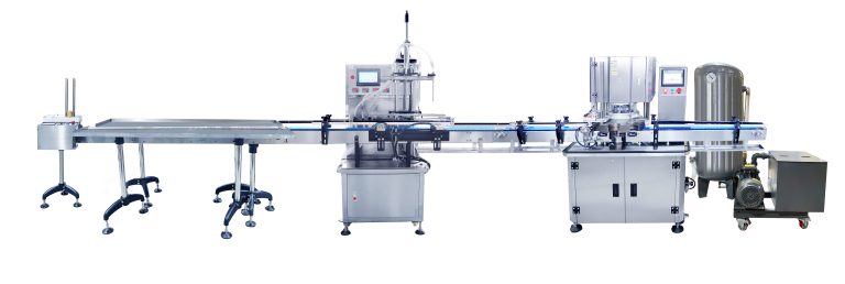 Fully automatic liquid filling production line